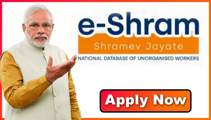 E Shram card apply, registration