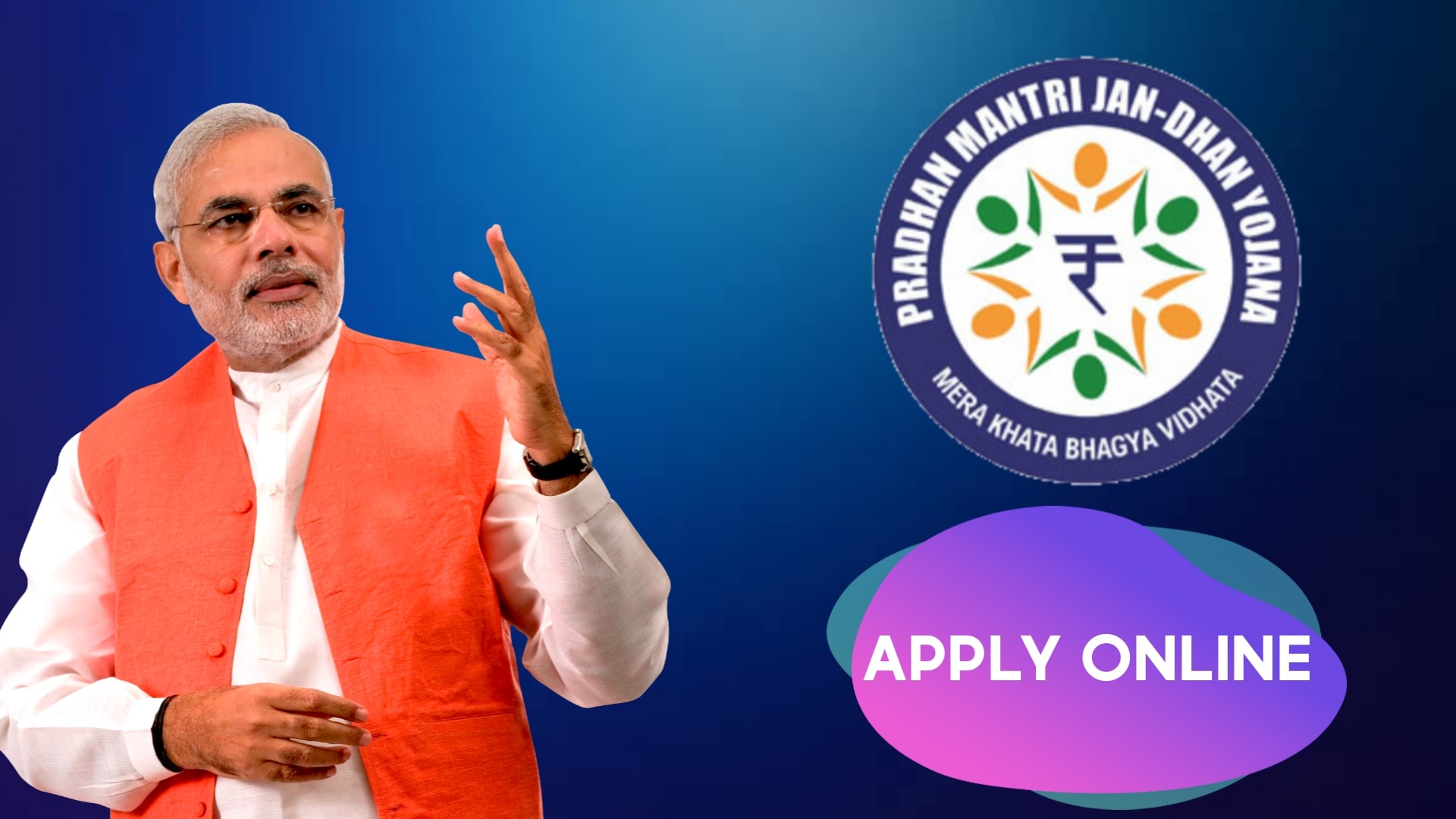 Pradhan Mantri Jan Dhan Yojana banner